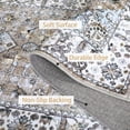 thumbnail image 2 of 2025 New Washable Runner Rug, 5 x 7 (8 x 10, 9 x 12) Feet Hallway Rug Runner Long Entryway Rug, Low-Pile Accent Rug for Bedroom, Non-Slip Soft Carpet Runner Throw Rugs for Bathroom Laundry Room, 2 of 7