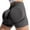 Dark Gray, variant on Women's High Waist Workout Yoga Gym Seamless Cycling Shorts, Nylon Spandex, 4 Way Stretch, Breathable, Suitable for Sports, Multiple Sizes, Color Differs by Monitor