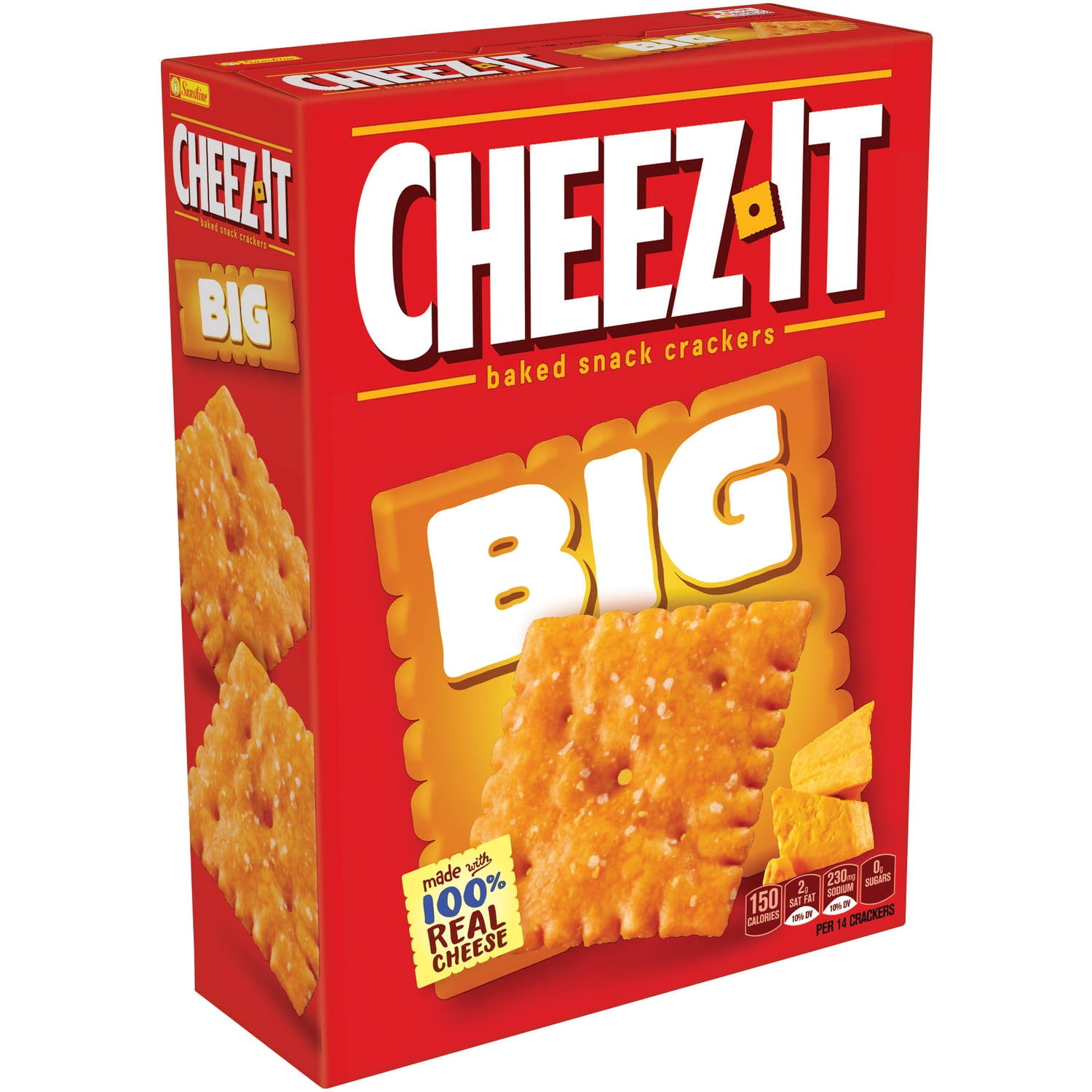 Cheez-It Big Baked Snack Crackers 11.7 oz. Box by Sunshine Biscuits, LLC