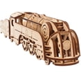 thumbnail image 1 of Kit de maqueta de minilocomotora UGEARS Puzzle 3D con banda elástica, 1 of 7