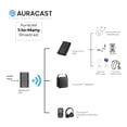 thumbnail image 2 of Transceptor de audio MoerDuo Adaptador inalámbrico 2 en 1 Auracast, 2 of 9