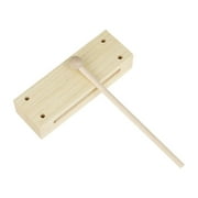 STARTIST Musical Wood Block Music Rhythm Block with Mallet Resonant Tone Wood Rhythm Block Percussion Rhythm Wood Block Party Concert