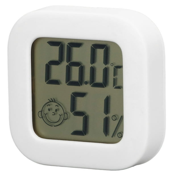 Termómetro higrómetro medidor de temperatura pantalla digital LCD con batería incorporada