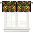 thumbnail image 2 of Mexican Geometric Flower Birds Retro Living Room The Bedroom Home Interior Room Decoration Drapes Kitchen Curtains, 2 of 6