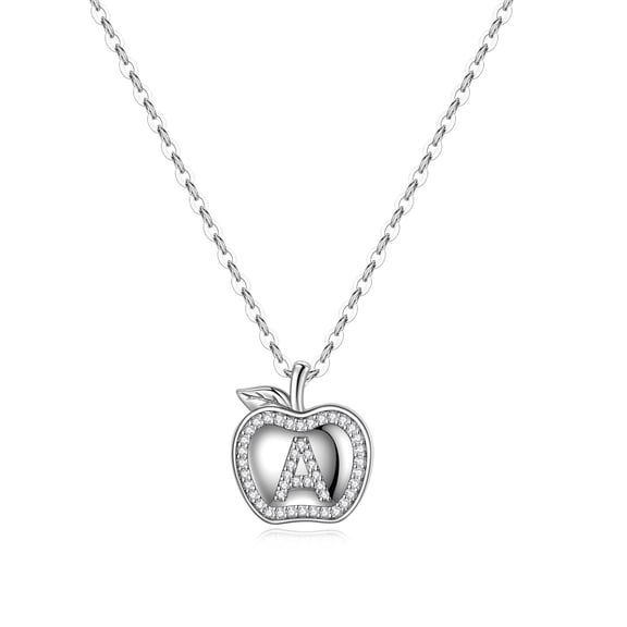 TINGN Dainty Teacher Apple Necklace Jewelry for Teacher Christmas Gifts Best Appreciation Gifts
