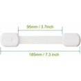 thumbnail image 2 of Bloqueo de seguridad para ventanas para niños, cerradura para armario de bebé, 8 piezas de bloqueo de seguridad para cajones para bebés, cerraduras y pestillos para armarios, seguridad para, 2 of 5