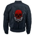 thumbnail image 2 of Ma Croix Mens Souvenir Bomber Jacket Premium MA-1 Flight Outerwear, 2 of 3