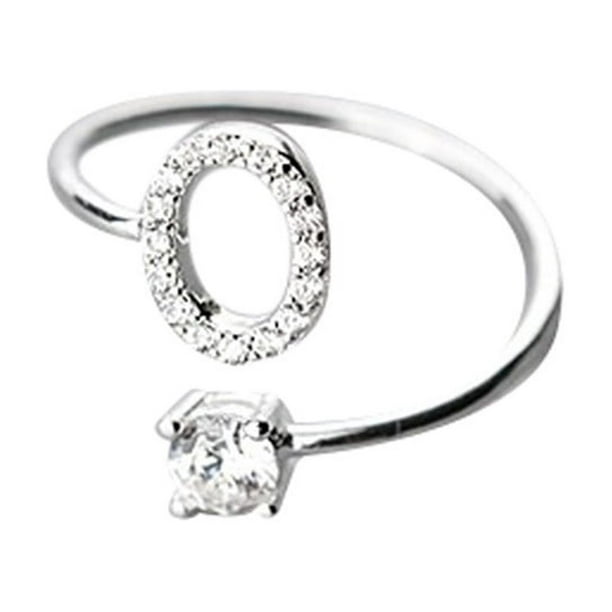 Fiudx Joyería En Alfabeto, Collar Moderno En Diamantes, Pulsera con Incrustaciones En Diamantes de Imitación, Anillo de Aleación de Metal, Accesorio para Bodas, Idea de Regalo para Mujer, Estilo Mode