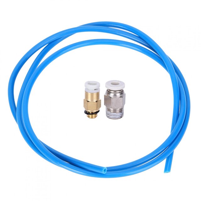 Ensemble d'Isolation Résistant à la Corrosion en Tube d'Alimentation PTFE Bleu Foncé pour Imprimante 3D, avec Tube d'Alimentation à Distance pour Alimentation Longue Distance