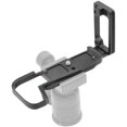 thumbnail image 1 of 1/4'' Quick Release L Plate, Aluminium Alloy Tripod Ballhead Fixing Support for Canon EOS-RP Camera(Black), 1 of 5