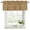 Brown, variant on 2 Pack Farmhouse Valances for Windows Bedroom Living Room Window Treatments, Country Chic Plaid Gingham Burlap Texture Rod Pocket Valance Drapes Short Kitchen Curtains Over Sink 42"x12"