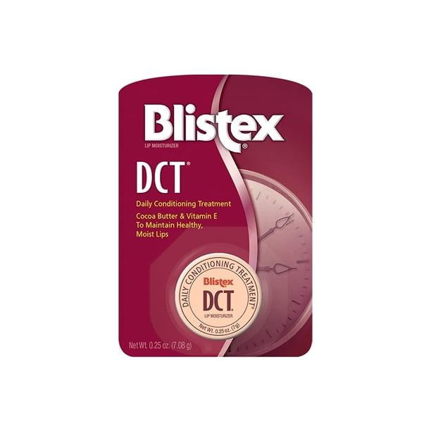 Bálsamo labial Blistex DCT, tratamiento acondicionador diario, 7 ml x 12