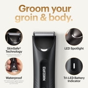 MANSCAPED® The Lawn Mower® 3.0 Plus Precision Pack, Mens Electric Groin Shaver & Body Hair Trimmer with 4oz. Crop Preserver® Ball Deodorant