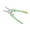 Green, variant on Heavy Duty Kitchen Scissors with Retractable Spring for Cutting Meat Vegetables Herbs and Poultry Stainless Steel Multi Purpose Food Prep Shears