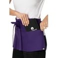 thumbnail image 4 of Chef Works Unisex Waitress Apron, Waist Apron with 3 Pockets, Purple, 4 of 6