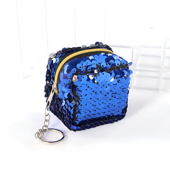 GASTROPOD Coin Purse,Fun Flip Design for Customization Keychain Wallet,Vibrant Sequin Accents Small Wallets for Women