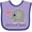 Lavender and Purple, variant on Inktastic Loved by My Abuela Grandchild Boys or Girls Baby Bib