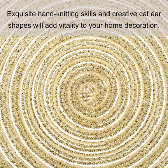 TABLZONE Set of 4 Golden Cotton Placemats Table Mats for Kitchen Dining Table