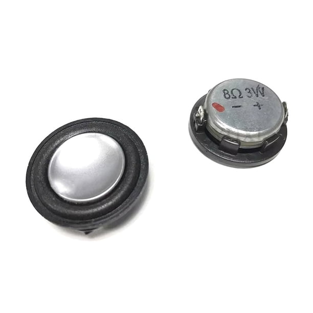 Minialtavoz de 28 mm con Rango Completo de Neodimio de 8 Ohmios y 3 W para Cine en Casa.