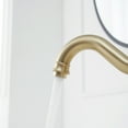 thumbnail image 4 of Single Handle Single Hole Vessel Sink Faucet With 360° Swivel Spout in Brushed Gold, 4 of 14