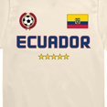 thumbnail image 2 of Instant Message - Ecuador Soccer Short Sleeve Graphic T-Shirt, 2 of 5