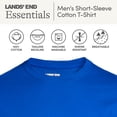 thumbnail image 4 of Lands' End Essentials Men's Short-Sleeve Soft Cotton T-Shirt - Relaxed Easy Fit, 4 of 5
