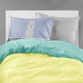 thumbnail image 2 of Carolines Treasures BB5671PILLOWCASE Bedlington Terrier Blue Welcome Fabric Standard Pillowcase Standard multicolor, 2 of 2