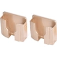 thumbnail image 1 of 2PCS Sticky on Wall Stand Mount Mobile Phone Charger Socket Pocket, Storage Box Cell Phone Remote Control Holder, Damage-Free Universal Dock Case with Double Sieded Foam Tape (Gold), 1 of 5