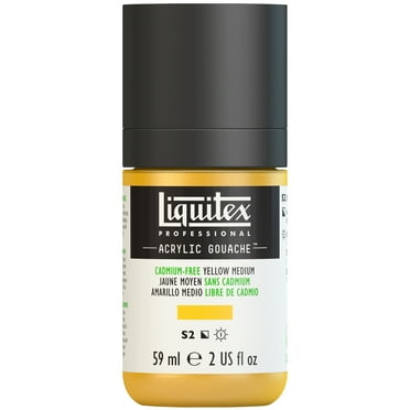 Liquitex Professional Acrylic Gouache, 59ml, Cadmium-Free Yellow Medium