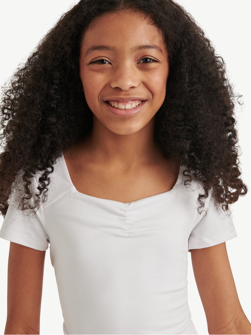 Justice Girls Cinch Front Top, Sizes XS - XLP - Walmart.com