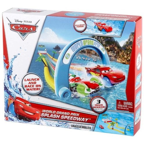 Disney Cars World Grand Prix Splash Speedway Track Play Set Walmart Com Walmart Com