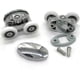 thumbnail image 3 of Set Of 4 New Oval Butterfly Twin Wheel Shower Door Rollers, 3 of 4