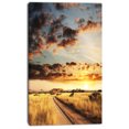 thumbnail image 2 of Cloudy African Prairie with Pathway - Extra Large Landscape Canvas Art, 2 of 3