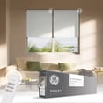 thumbnail image 6 of GE Smart Shade, Motorized Window Blind with Matter & Remote Control, Black Hardware, Blackout White Fabric, Quiet Operation, 24” Width, Adjustable Length, 1 Shade, 6 of 12