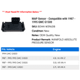 thumbnail image 2 of MAP Sensor - Compatible with 1987 - 1995 GMC G1500 1988 1989 1990 1991 1992 1993 1994, 2 of 2