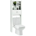 thumbnail image 1 of Patiojoy Over the Toilet Storage Rack Bathroom Space Saver Cabinet with 4 Open Cubes, 1 of 6