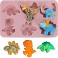 thumbnail image 1 of Molde de silicona 3D para pasteles, moldes con formas específicas, postres, magdalenas y magdalenas, moldes para hornear dinosaurios para niños TUNC Sencillez, 1 of 5