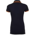 thumbnail image 3 of SOLS Womens Pasadena Tipped Short Sleeve Pique Polo Shirt, 3 of 5