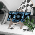thumbnail image 3 of 1 Pcs 2D Flat License Plate Covers & Frames, Blue Moon and Leaf For Decorative Front, Waterproof For Decoration Aluminum License Plate Covers & Frames Cover For Men Women, 12" X 6", 3 of 6