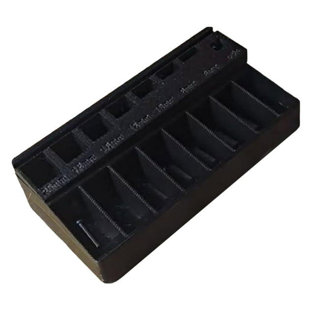 Clearance Sale! Bolt/Screw Length Sorter Tray with 7 Measuring Slots, M3 Bolt Sorter, Portable M3 Screw Toolbox Organizer for Precision Sort, Small Parts Organizer for Store Hardware Nuts