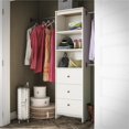thumbnail image 3 of Pemberly Row Modern Closet Storage Organizer in White Finish, 3 of 11