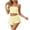 A-Yellow, variant on Wlynlyn Women's 2 Piece Set Crop Camisole Going out Tops Side Drawstring Shorts Casual Lounge Sleepwear Outfit(Yellow,X-Large)