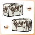 thumbnail image 3 of Haiem Cow 1 Print Toaster Covers 2 Slice Wide Slot,Bread Dust Cover & Fingerprint Protection,Bread Machine Cover,Appliance Covers, 3 of 7