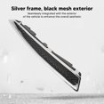 thumbnail image 4 of Headlight Lower Trim Moulding, Headlight Lower Trim Moulding Silver Frame Black Headlight Lower Trim Grille Mesh Lower Headlight Moulding Panel Replacement For  Escape S, 4 of 8