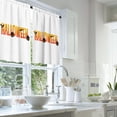 thumbnail image 2 of LALILO Kitchen Curtains and Valances Set of 3 36" Halloween Window Treatment Tiers for Window Decor, 2 of 5