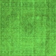 thumbnail image 1 of Ahgly Company Indoor Square Oriental Green Industrial Area Rugs, 7' Square, 1 of 4