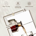 thumbnail image 6 of Elephant Stock Whiskey Pouring Wall Art - Vertical Multi Panel Canvas - Mancave Wall Decor - Food And Drink Multi Panel - Orange And Gray Decor - 24" x 38", 6 of 8