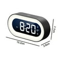 thumbnail image 3 of Digital alarm clock, alarm clock with light, LED night light alarm clock, 3 of 8