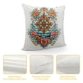 thumbnail image 4 of JRXY  Set of  Nautical Decorative Pillow Covers Navigation Voyage Compass &amp; Anchor Cushion Cover Beach/Ocean Style Home Decor  Pillowcases ” (Black/White) White, 4 of 5