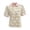 Red, variant on Daznico Women's Striped Polo Shirt Short Sleeve Button Down Collared Casual Summer Lightweight Tops for Work Daily Wear,S